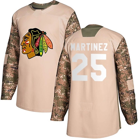 Adidas Alec Martinez Chicago Blackhawks Authentic Veterans Day Practice Jersey - Camo