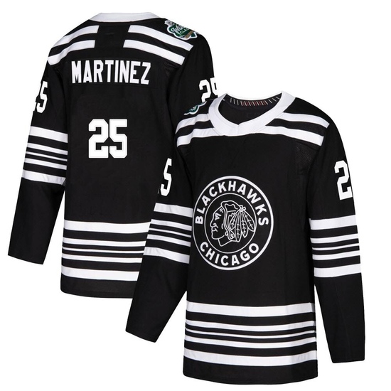 Adidas Alec Martinez Chicago Blackhawks Youth Authentic 2019 Winter Classic Jersey - Black