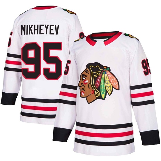 Adidas Ilya Mikheyev Chicago Blackhawks Authentic Away Jersey - White