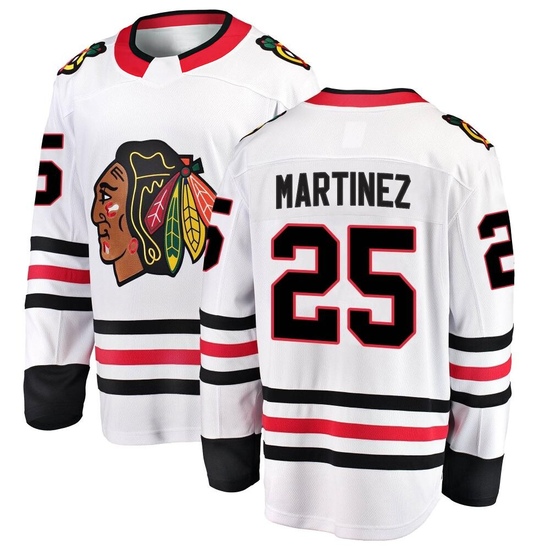 Fanatics Branded Alec Martinez Chicago Blackhawks Breakaway Away Jersey - White