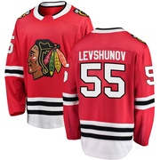 Fanatics Branded Artyom Levshunov Chicago Blackhawks Breakaway Home Jersey - Red