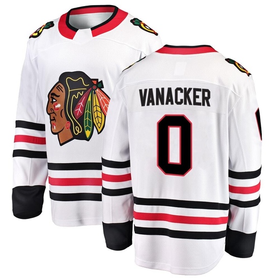 Fanatics Branded Marek Vanacker Chicago Blackhawks Breakaway Away Jersey - White