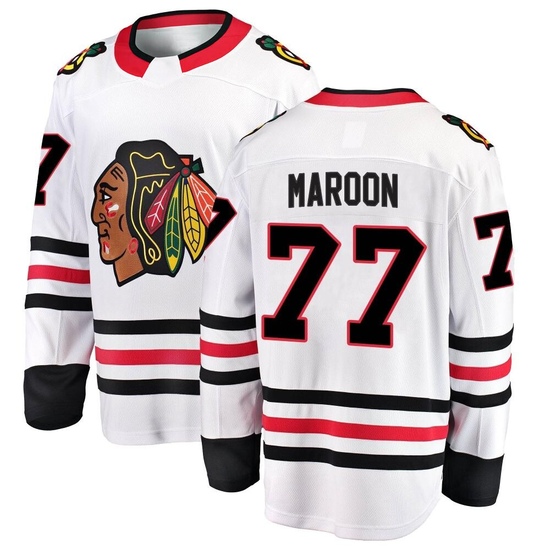 Fanatics Branded Pat Maroon Chicago Blackhawks Breakaway Away Jersey - White