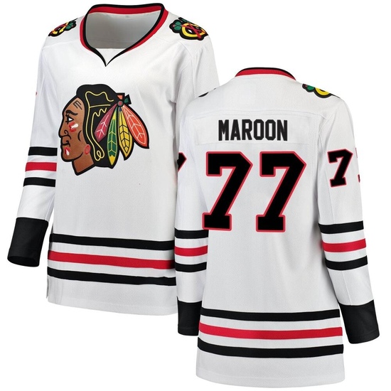 Fanatics Branded Pat Maroon Chicago Blackhawks Women's Breakaway Away Jersey - White