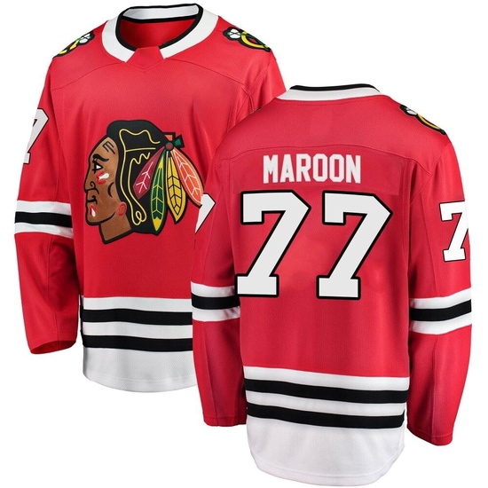 Fanatics Branded Pat Maroon Chicago Blackhawks Youth Breakaway Home Jersey - Red