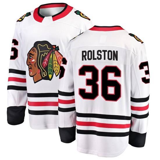 Fanatics Branded Ryder Rolston Chicago Blackhawks Breakaway Away Jersey - White