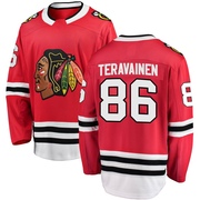 Fanatics Branded Teuvo Teravainen Chicago Blackhawks Breakaway Home Jersey - Red