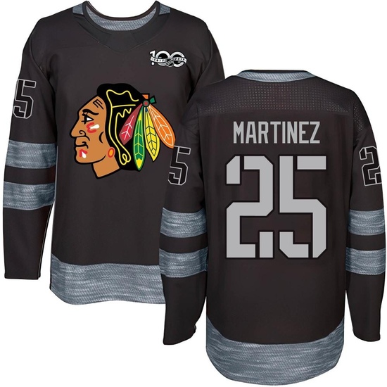 Alec Martinez Chicago Blackhawks Authentic 1917-2017 100th Anniversary Jersey - Black