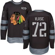 Alex Vlasic Chicago Blackhawks Authentic 1917-2017 100th Anniversary Jersey - Black